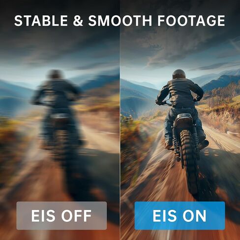 Action Camera 4K 30MP, EIS 2.0 Stabilization, 2.4" Touch Screen for Outdoor Sports in Kuwait