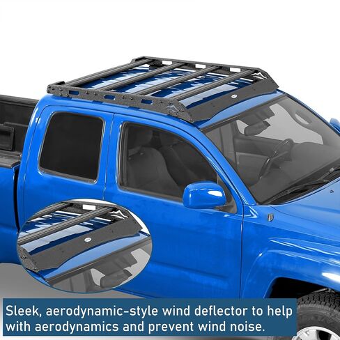 Hooke Road Tacoma Access Cab Roof Rack Compatible with Toyota Tacoma 2nd 3rd Gen 2005-2023 (Access Cab Only) Aluminum Cross Bars Rooftop Cargo Carrier Luggage in Saudi Arabia