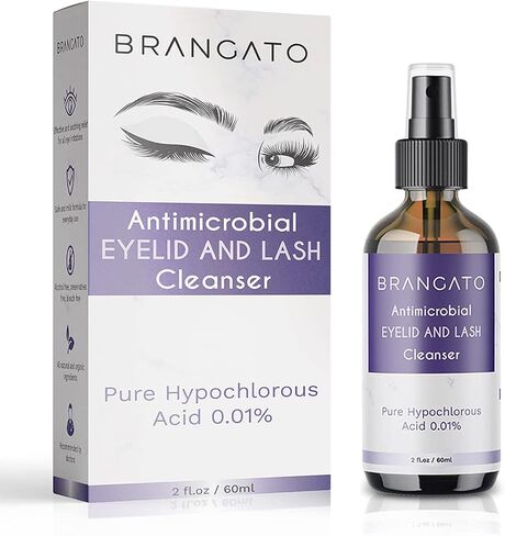 Eyelid and Lash Cleanser - Dry Eye Relief, Stye and Blepharitis Treatments, FDA-Cleared Hypochlorous Acid Spray, 60mL(2oz) in Saudi Arabia
