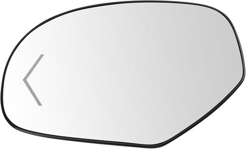 TRQ Mirror Glass Heated Clear Compatible with 2007-2013 Chevrolet Silverado 1500 Avalanche 2007-2013 GMC Sierra 1500 2009-2013 Cadillac Escalade Escalade EXT GM1324137 in Saudi Arabia