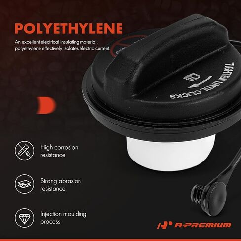 A-Premium Gas Cap Fuel Cap Compatible with Ford F-150, F-250 F-350 F-450 F-550 F-600 Super Duty, Escape, Fusion, Focus, Edge, Mustang, Taurus, Ranger, Freestar & Lincoln MKZ, MKX & Mercury Mariner in Saudi Arabia