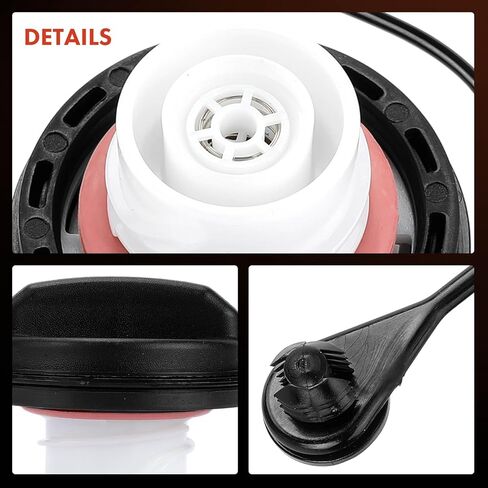 A-Premium Gas Cap Fuel Cap Compatible with Ford F-150, F-250 F-350 F-450 F-550 F-600 Super Duty, Escape, Fusion, Focus, Edge, Mustang, Taurus, Ranger, Freestar & Lincoln MKZ, MKX & Mercury Mariner in Saudi Arabia