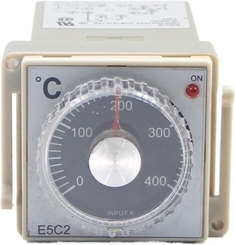 E5C2 Relay Output K Input 0-400C Pointer with Socket Guide Rail Type 48*48mm Thermostat AC 110V-220V Temperature Controller(with Socket) in Saudi Arabia