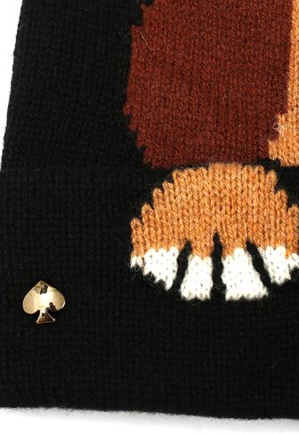 Kate Spade Women's Critter Beanie, Stylish Hat & Fashion Accessory Cap, Ideal for Cold Weather in Saudi Arabia