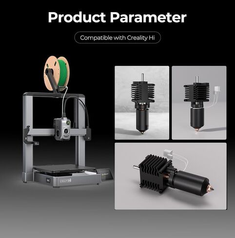 Creality K2 Plus Ceramic Heating Block Kit, 3D Printer 350℃ High Temperature Resistance Heating Block Kit with Heat Sink and Quick Swap Nozzle for K2 Plus in Kuwait