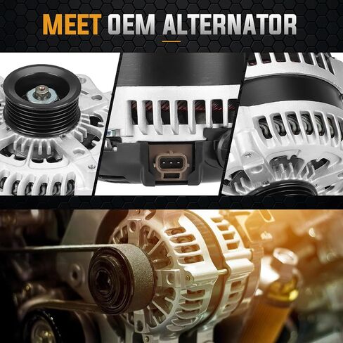 استبدال المولد الجديد متوافق مع 2012 2013 2014 2015 2016 2017 Ford F-150 3.5L، 2012-2014 Ford F-150 3.7L استبدال 11624N، 400-52283R، 104210-6270، 104210-6660 in Saudi Arabia