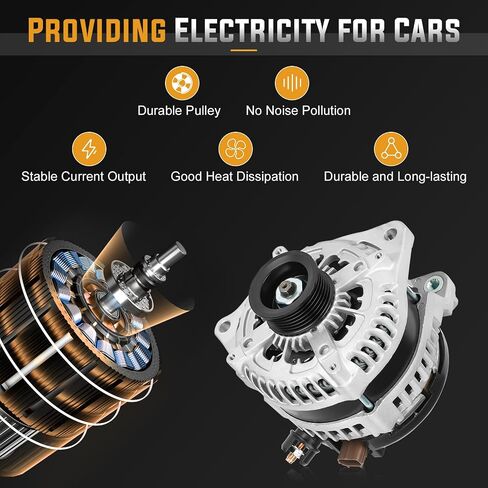استبدال المولد الجديد متوافق مع 2012 2013 2014 2015 2016 2017 Ford F-150 3.5L، 2012-2014 Ford F-150 3.7L استبدال 11624N، 400-52283R، 104210-6270، 104210-6660 in Saudi Arabia