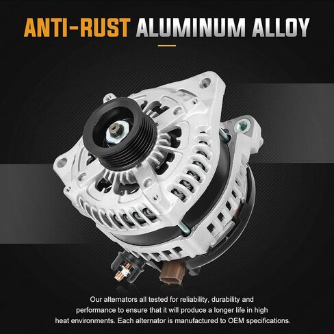 استبدال المولد الجديد متوافق مع 2012 2013 2014 2015 2016 2017 Ford F-150 3.5L، 2012-2014 Ford F-150 3.7L استبدال 11624N، 400-52283R، 104210-6270، 104210-6660 in Saudi Arabia