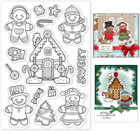 GLOBLELAND Snowy Mountain Clear Silicone Stamps for DIY Card Making Pine Tree Silicone Transparent Stamp Seal Decorative Clear Stamps for Scrapbooking Photo Album Journal Decoration in Saudi Arabia