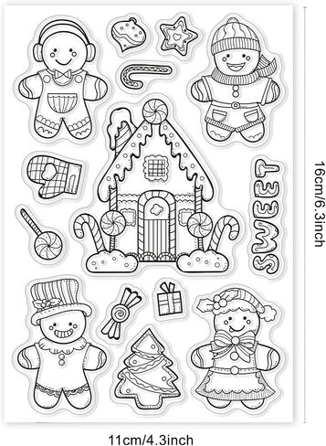 GLOBLELAND Snowy Mountain Clear Silicone Stamps for DIY Card Making Pine Tree Silicone Transparent Stamp Seal Decorative Clear Stamps for Scrapbooking Photo Album Journal Decoration in Saudi Arabia