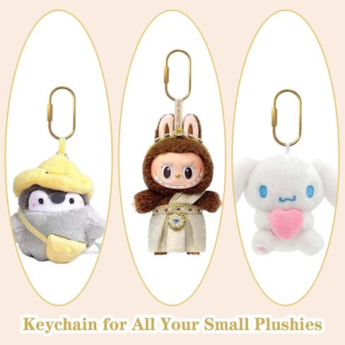 10 Pcs Gold Brass Key Rings, Secure Screw Lock Design Durable Keychain Clips for Keys, Bags, Luggage Tags, Pet Collars in Saudi Arabia