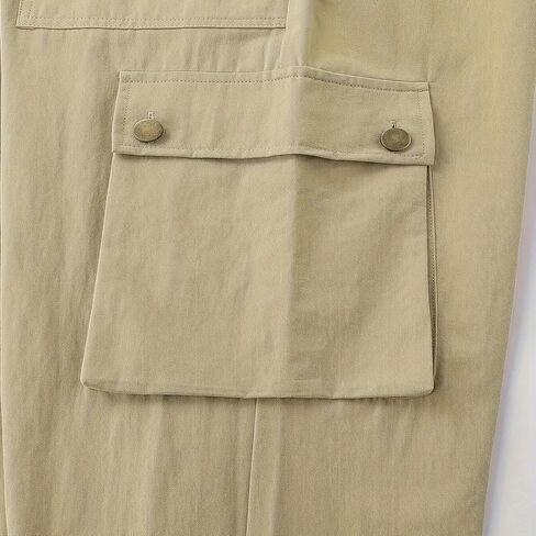 Women High Waisted Loose Cargo Pants Baggy Wide Leg 6 Pockets Casual Trousers in Saudi Arabia