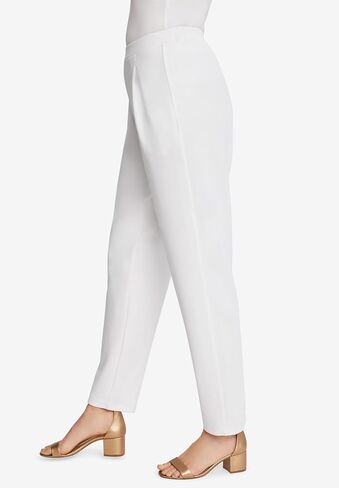 Jessica London Women's Plus Size Stretch Knit Elastic Pull-On Straight Leg Pants Trousers in Saudi Arabia