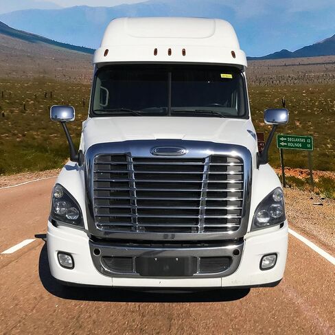 غطاء مرآة غطاء محرك السيارة لعام 2008-2017 Freightliner Cascadia، ملحقات نصف شاحنة Freightliner Cascadia، زوج واحد، الجانب الأيسر والأيمن، كروم in Saudi Arabia