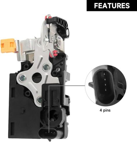Rear Right Door Latch Lock Actuator Assembly - Compatible for GMC Savana 1500 1996-2014 for Chevrolet Express 1500 1996-2014 for Chevrolet P30 1996-1999 - Replace Part 22834664 in Saudi Arabia