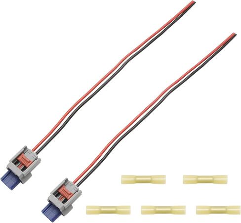 2Pcs 4606824AC 2 Wires Ignition Coil Connector Wiring Harness Pigtail Plug, Replacement for Chrysler 200 2.4L 2007-2014, Replaces 4606824AB 4606869AA in Saudi Arabia