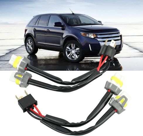 Headlight Splitter Wire H4 9003 to 9005 9006 Adapter for Truck Pickup LED Conversion Wiring Harness Male to Female Connector Plug and Play Duty in Saudi Arabia