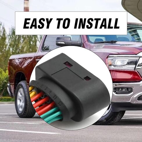2 قطعة 68305265AA العلوي موصل تسخير ضفيرة زينون HID ، استبدال ل دودج رام 1500 2500 2013 2014 2015 2016 2017 2018 in Saudi Arabia