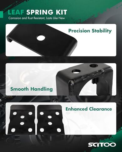 SCITOO 6" Rear Axle Flip Lowering Drop Kit for Chevrolet Silverado Gmc Sierra 1999-2006 Leaf Spring Accessory Suspension Bracket Replacement in Saudi Arabia