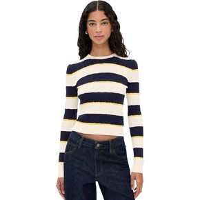 State & Lake Women's Cable Knit Pullover in Kuwait