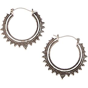 Howard's Hoop Earrings - Hoop Earrings for Women, Intricate Detailing, Womens Hoops for Any Occasion, Hooped Earring Pair in Kuwait