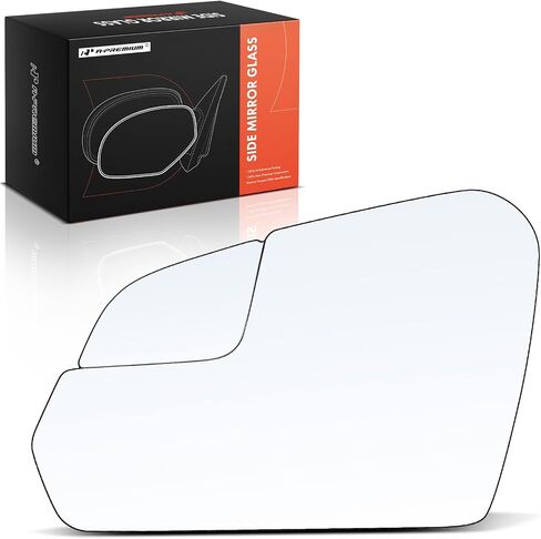 A-Premium Left Driver Side Heated Mirror Glass with Backing Plate Compatible with Hyundai Sonata 2015-2019 - Exterior Side View Flat Mirror with Blind Spot Detection, Spotter Glass in Saudi Arabia