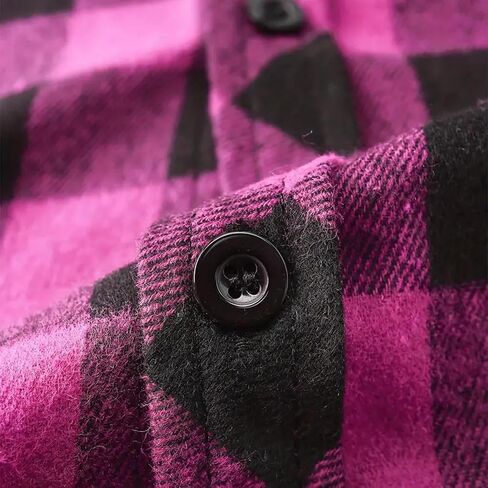 Men's Plaid Flannel Hoodie Shirts Casual Fall Lightweight Long Sleeve Button Down Hooded Shacket Jacket with Pocket in Saudi Arabia