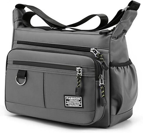 Crossbody Bags for Women Men, Multiple Pockets Messenger Bag Shoulder Handbag Crossbody Satchel Tote Purses for Travel Work in Saudi Arabia