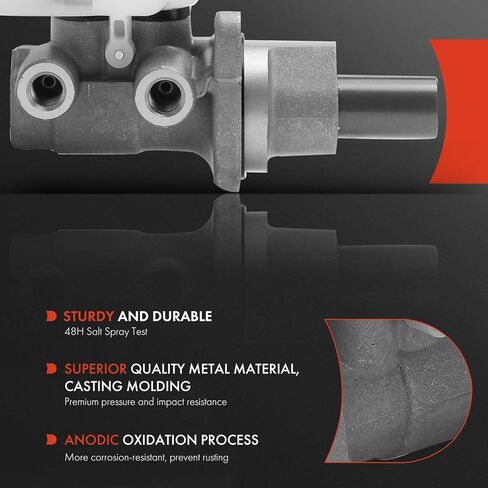 A-Premium Brake Master Cylinder with Reservoir and Sensor Compatible with Dodge and Chrysler Vehicles - Charger, Magnum, 300, 2008 in Saudi Arabia