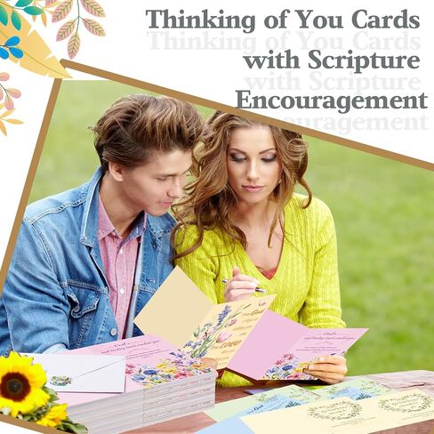 72 Pack Religious Get Well Cards with Envelopes Christian Get Well Soon Cards Bulk Religious Greeting Cards with Scripture Encouragement Floral and Landscape Blessing 4.5 x 6.2 Inch in Saudi Arabia