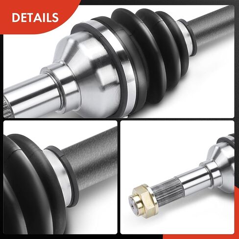 A-Premium CV Axle Shaft Assembly Compatible with Yamaha Rhino 700 2008 2009 2011 2012 2013, Front Left or Right Side, Replace# 2HC-2510F-00-00 2HC-2510J-00-00 in Saudi Arabia