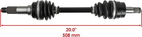 Caltric Front and Rear Left Right Complete Axles Compatible with Yamaha Grizzly 450 YFM450FG 4WD 2008 2009 2010 in Saudi Arabia