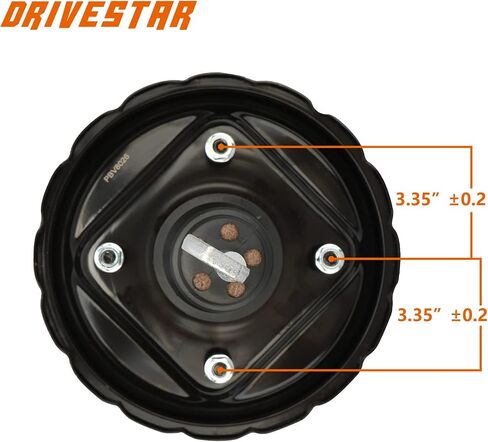 DRIVESTAR 54-74075 Power Brake Booster without Master Cylinder, fit 1991 1992 1993 1994 1995 for Jeep Wrangler, repalce for 4637862 225902 2517672 in Saudi Arabia
