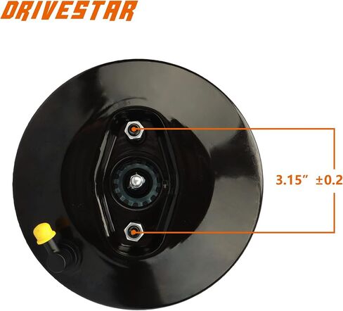DRIVESTAR 54-74075 Power Brake Booster without Master Cylinder, fit 1991 1992 1993 1994 1995 for Jeep Wrangler, repalce for 4637862 225902 2517672 in Saudi Arabia