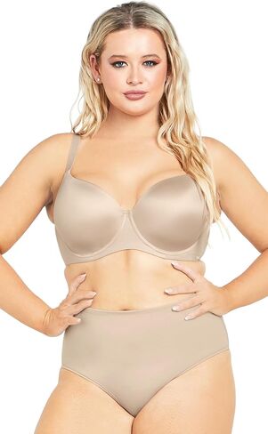 City Chic Women's Plus Size Bra - Smooth & Chic T-Shirt in Saudi Arabia