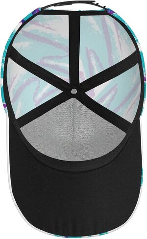 90's Cup Design Versatile Adjustable Baseball Caps with Hip Hop Style, Perfect for Summer,Outdoor Activities, Unisex Headwear Black in Saudi Arabia