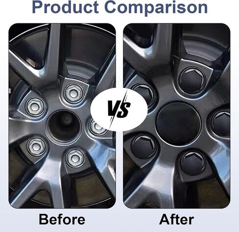 طقم محور غطاء مركز العجلة للطراز Y Model 3، ملحقات غطاء حافة العجلة Hubcaps مع 4 أغطية مركزية + 20 غطاء صامولة + 1 حزمة ساحبة (أسود غير لامع) in Kuwait
