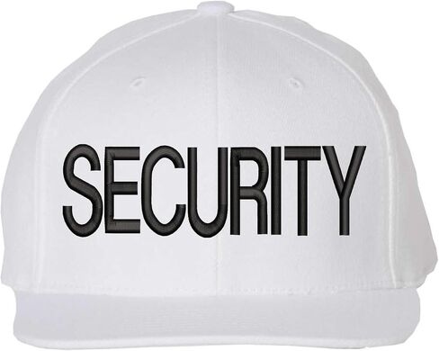 Premium Security Snapback Hat | Large Embroidery Adjustable Flat Bill Cap for Security Officers & Guards in Saudi Arabia