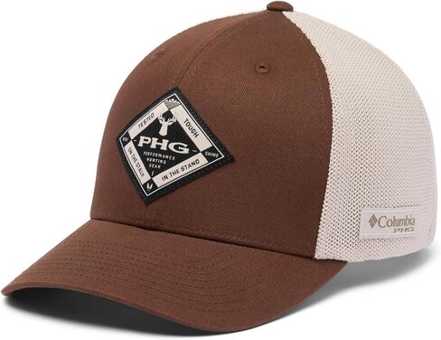 Columbia Unisex PHG Antlers Mesh Ball Cap, Tobacco/Dark Stone/PHG Tested Tough, L/XL in Saudi Arabia