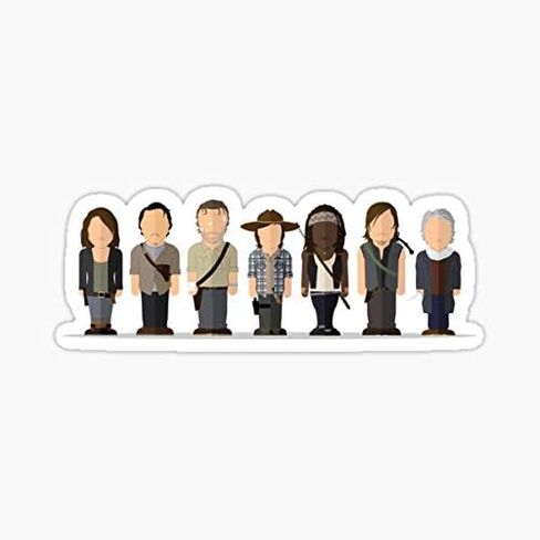 Walking Dead - Season 6 Main Sticker - Graphic for Auto, Wall, Laptop, Cell, Truck Windows, Cars in Saudi Arabia