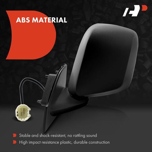 A-Premium Driver Side Power Door Mirror - Compatible with Nissan NV200 2013-2021 & Chevrolet City Express 2015-2018 - Heated Manual Folding Black Outside Rear View Mirror w/Blind Spot Detection in Saudi Arabia