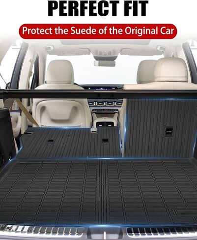Mercedes Benz GLC 2016-2022 Rear Seat Back Cover Backrest Protector for GLC250 GLC300 GLC350 GLC43 AMG Class Accessories All Weather Split Dog Liner Pet Mat Cargo Trunk Liner in Saudi Arabia