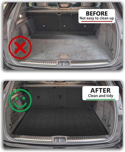 Mercedes Benz GLC 2016-2022 Rear Seat Back Cover Backrest Protector for GLC250 GLC300 GLC350 GLC43 AMG Class Accessories All Weather Split Dog Liner Pet Mat Cargo Trunk Liner in Saudi Arabia