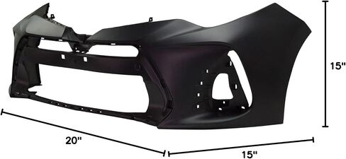 FitParts Compatible With Toyota Corolla 2017 2018 2019 Front Bumper Cover. New, Primed & Ready for Paint. SE/XSE. TO1000424 5211903908 in Saudi Arabia