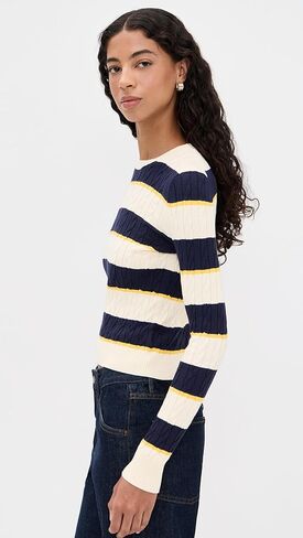 State & Lake Women's Cable Knit Pullover in Kuwait