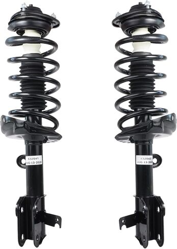 Detroit Axle - FWD Front 8pc Suspension Kit for 2008-2010 Honda Odyssey, 2 Struts 2 Lower Control Arms w/Ball Joints 2 Rear Shock Absorbers 2 Sway Bars 2009 Replacement in Saudi Arabia