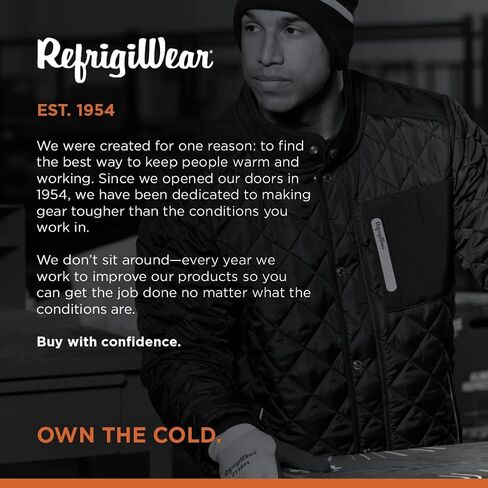 RefrigiWear Insulated Diamond Quilted Jacket in Saudi Arabia