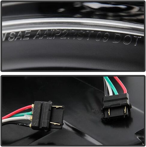 ACANII-For 2009-2014 Ford F150 رافعة شاحنة خفيفة لنقل السلع أسود الإسكان LED أضواء خلفية مصابيح الفرامل الجمعية زوج مجموعة اليسار + اليمين in Saudi Arabia