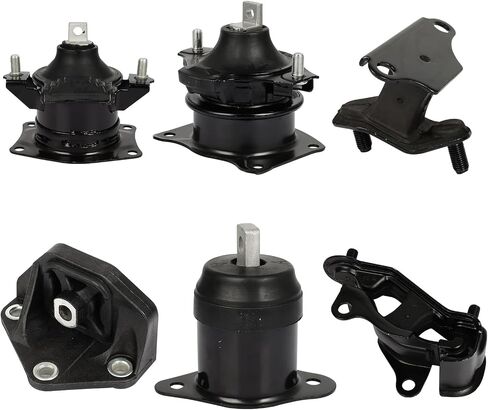OCPTY Engine Motor Mount and Transmission Mount Set of 6 Compatible for Honda Accord LX EX SE 2003 2004 2005 2006 2007 V6 3.0L Gas, Automatic Transmission # 50830SDBA04, 50810SDAA12 in Saudi Arabia
