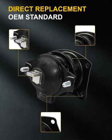 OCPTY Engine Motor Mount and Transmission Mount Set of 6 Compatible for Honda Accord LX EX SE 2003 2004 2005 2006 2007 V6 3.0L Gas, Automatic Transmission # 50830SDBA04, 50810SDAA12 in Saudi Arabia